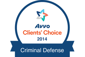 Avvo Clients' Choice 2014 Criminal Defense